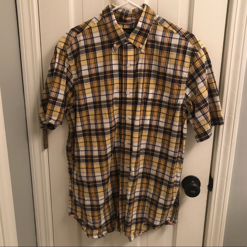 Club Room Short Sleeve Casual Button Down Medium